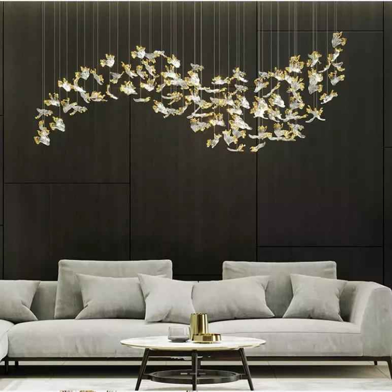 art glass chandeliers for sale