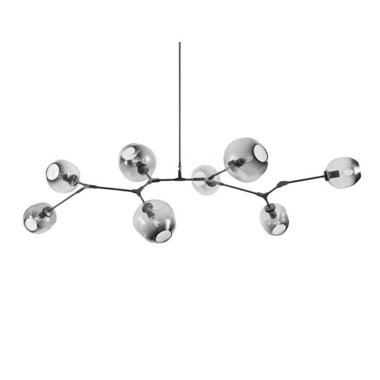 grey glass ceiling pendant