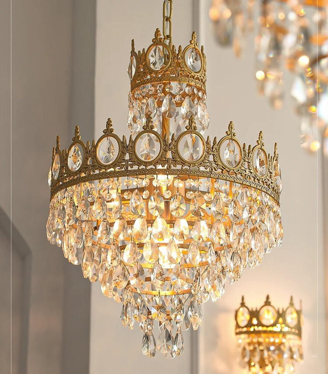 saint mossi k9 crystal chandelier